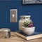 Amerelle Amerelle Georgian Satin Nickel 2 gang Die-Cast Metal Toggle Wall Plate 1 pk 54TTN - alternate 3